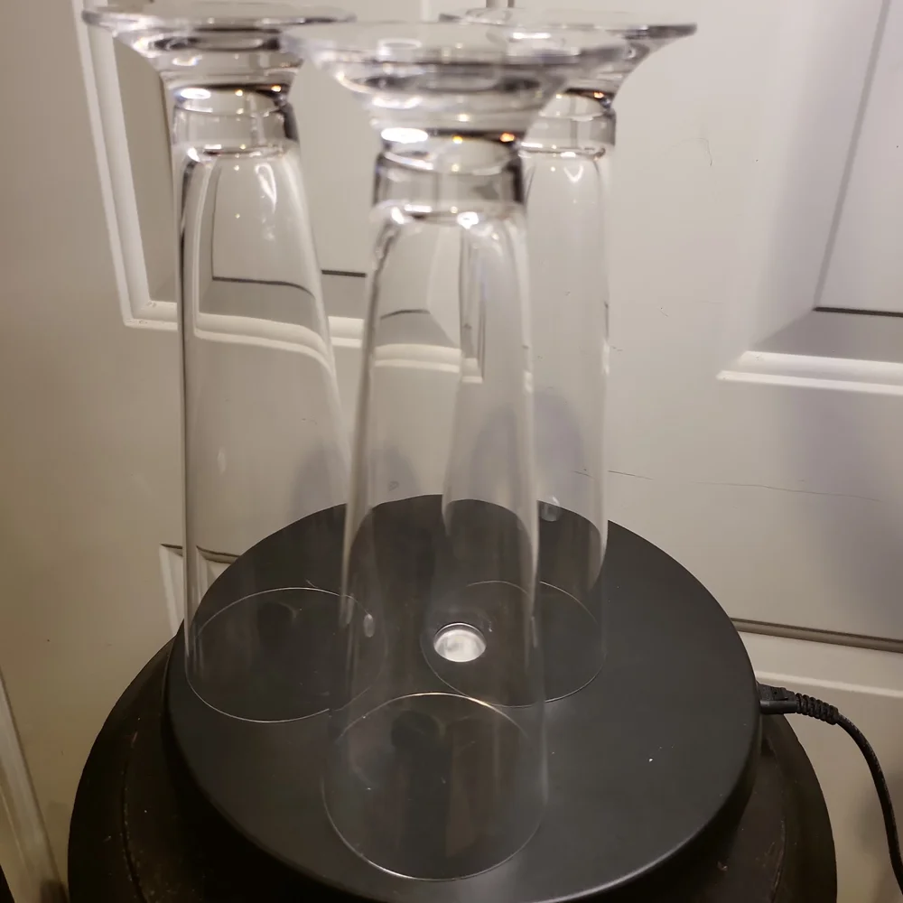 Set of 3 Waterford Crystal Pilsner Glasses 9.25